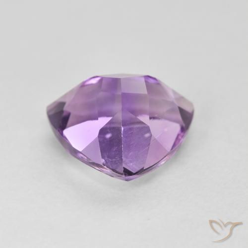2.91カラットの天然Medium Light Purplish-Violetアメジスト、トリリオン、VVS-VS