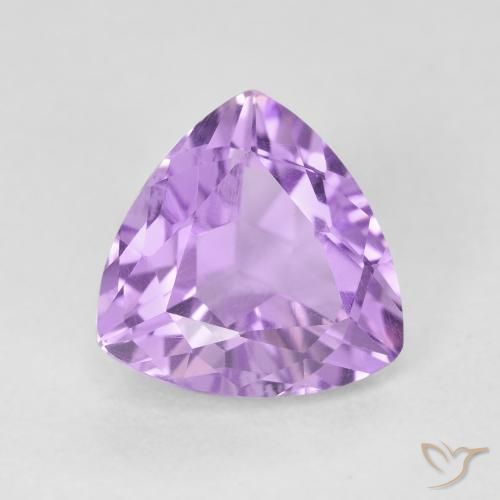 3.05ct 天然 ピンクがかったバイオレット アメジスト, トリリオン, VVS-VS
