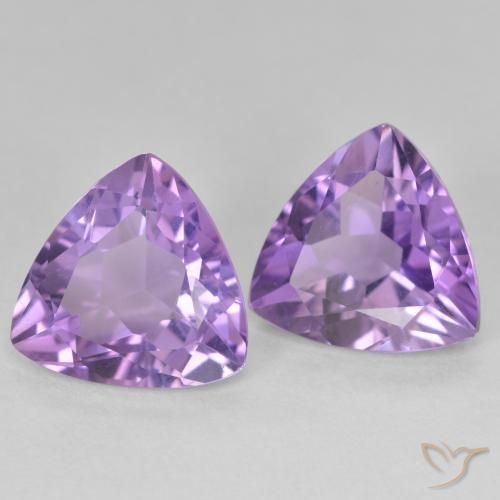 Shop natural 5.33ct ミディアムバイオレット アメジスト gems, トリリオン, from ブラジル at GemSelect. In stock, global shipping!