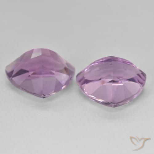 Shop natural 5.83ct ミディアムピンクバイオレット アメジスト gems, トリリオン, from ブラジル at GemSelect. In stock, global shipping!