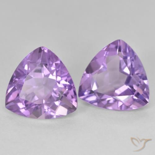 Shop natural 5.71ct ミディアムバイオレット アメジスト gems, トリリオン, from ブラジル at GemSelect. In stock, global shipping!