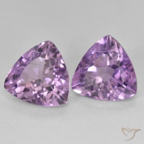 Shop natural 5.70ct ミディアムバイオレット アメジスト gems, トリリオン, from ブラジル at GemSelect. In stock, global shipping!