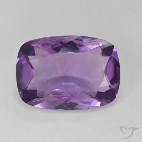 10.37ct 天然 ミディアムバイオレット アメジスト, クッション, VVS
