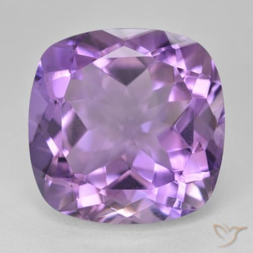 21.91ct 天然 ピンクがかったバイオレット アメジスト, クッション, VVS