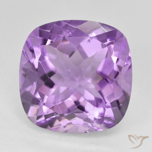 12.98ct 天然 Medium Light Purplish-Violet アメジスト, クッション, VVS