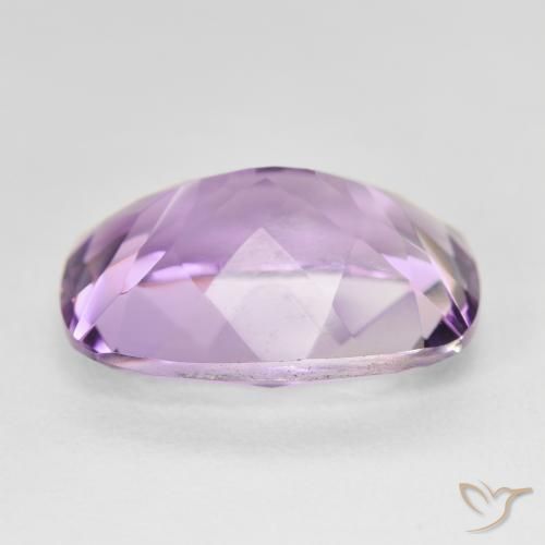 12.53カラットの天然Medium Light Purplish-Violetアメジスト、クッション、VVS