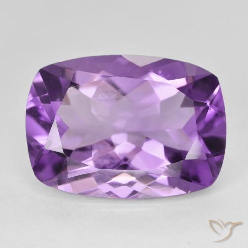 12.62ct 天然 パープルがかったバイオレット アメジスト, クッション, VVS