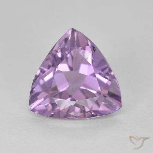 2.70ct 天然 ピンクがかったバイオレット アメジスト, トリリオン, VS