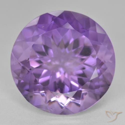 25.46ct 天然 ディープバイオレット アメジスト, ラウンド, VVS