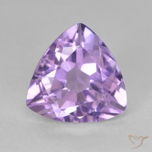 3.08ct 天然 ピンクがかったバイオレット アメジスト, トリリオン, VS