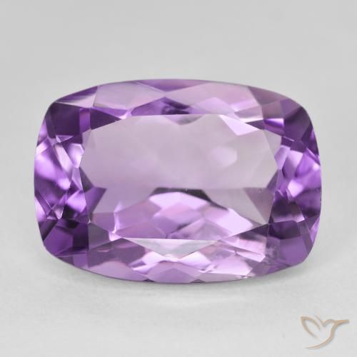 13.17ct 天然 Medium Light Purplish-Violet アメジスト, クッション, VVS