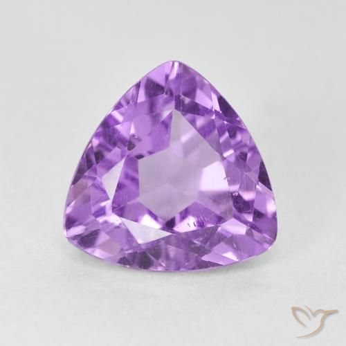 3.19ct 天然 ピンクがかったバイオレット アメジスト, トリリオン, VS