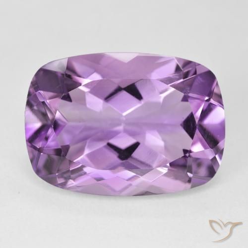 12.54ct 天然 ピンクがかったバイオレット アメジスト, クッション, VVS
