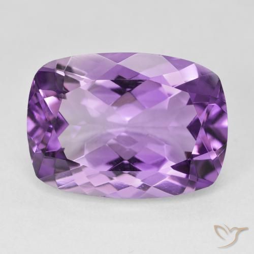 12.63ct 天然 ピンクがかったバイオレット アメジスト, クッション, VVS