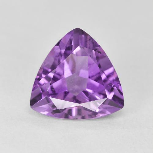 3.07ct 天然 Medium Light Purplish-Violet アメジスト, トリリオン, VVS-VS