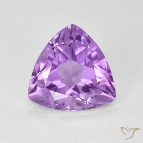 2.79ct 天然 ピンクがかったバイオレット アメジスト, トリリオン, VS