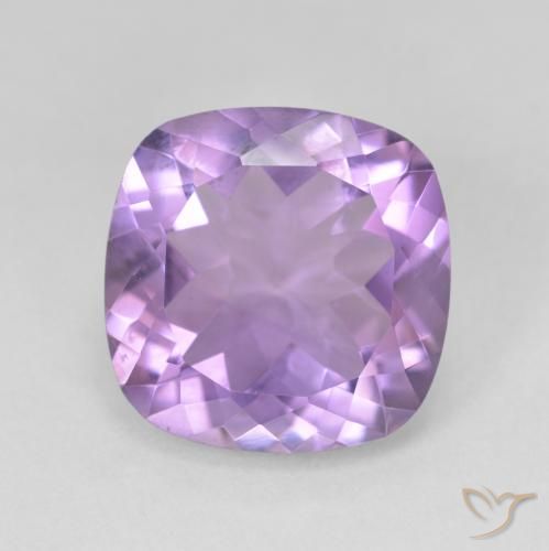 10.97ct 天然 ミディアムバイオレット アメジスト, クッション, VVS