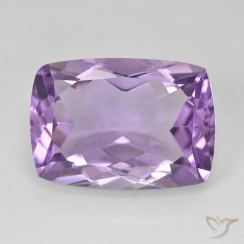 13.68ct 天然 ミディアムバイオレット アメジスト, クッション, VVS
