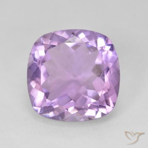 11.31ct 天然 ピンクがかったバイオレット アメジスト, クッション, VVS-VS