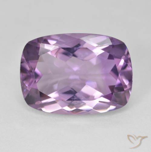 12.30ct 天然 パープルがかったバイオレット アメジスト, クッション, VVS-VS