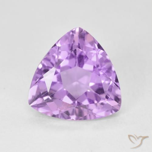 2.85ct 天然 ピンクがかったバイオレット アメジスト, トリリオン, VVS-VS