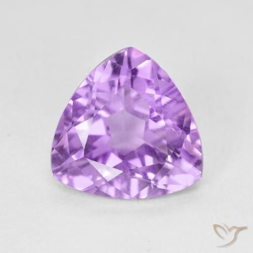 2.79ct 天然 ミディアムバイオレット アメジスト, トリリオン, VVS-VS