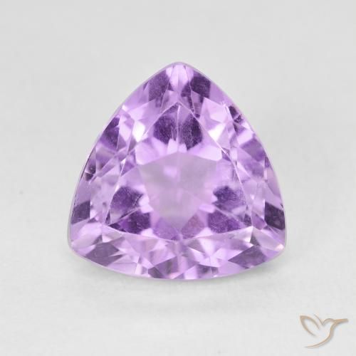3.15ct 天然 明るいピンクがかった紫 アメジスト, トリリオン, VS