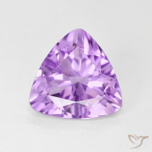 2.79ct 天然 薄いピンクがかった紫 アメジスト, トリリオン, VVS-VS