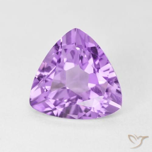 2.86ct 天然 ライトバイオレット アメジスト, トリリオン, VVS-VS