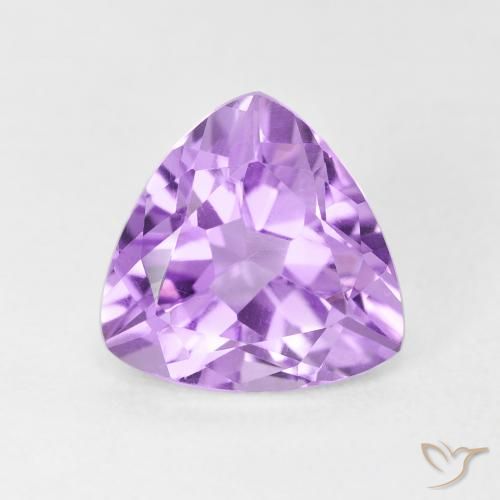 2.93ct 天然 薄いピンクがかった紫 アメジスト, トリリオン, VVS-VS