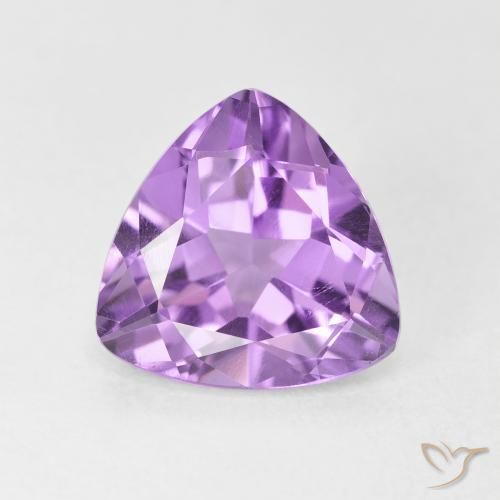 2.79ct 天然 ライトバイオレット アメジスト, トリリオン, VVS-VS