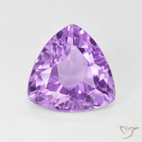 3.05ct 天然 ピンクがかったバイオレット アメジスト, トリリオン, VVS-VS