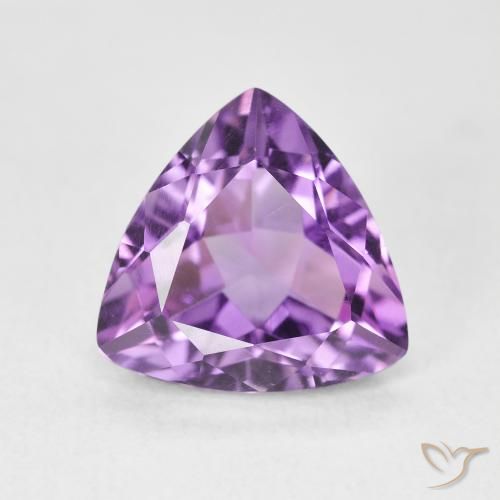 2.96ct 天然 ピンクがかったバイオレット アメジスト, トリリオン, VVS