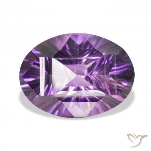 34.82ct 天然 ミディアムバイオレットピンク アメジスト, 楕円形, VVS