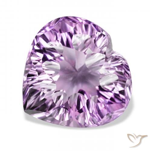 48.61ct 天然 濃いパープルがかったバイオレット アメジスト, 心臓, VVS