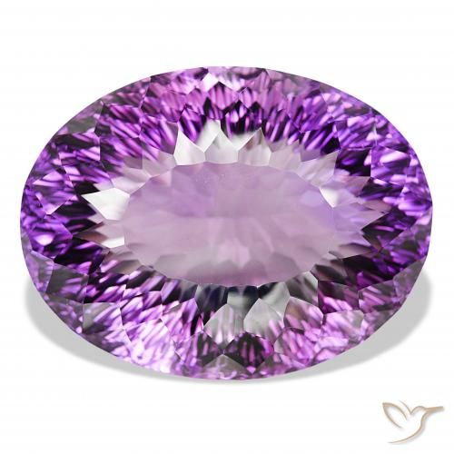 193.81ct ディープバイオレット アメジスト, 楕円形, IF