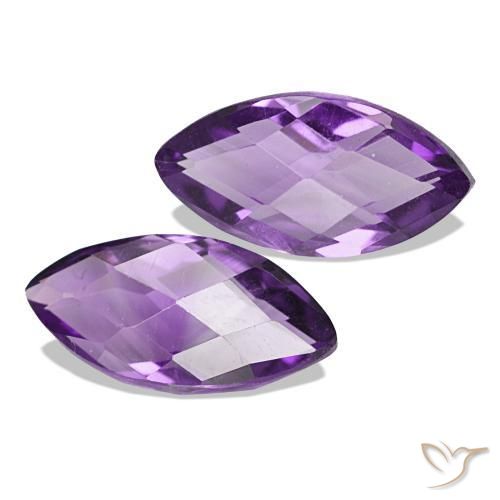 Shop natural 1.29ct Medium Light Purplish-Violet アメジスト gems, マーキーズ, from ブラジル at GemSelect. In stock, global shipping!