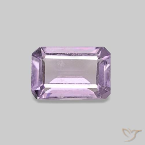 0.52ct 蘭 アメジスト, エメラルドカット, VS
