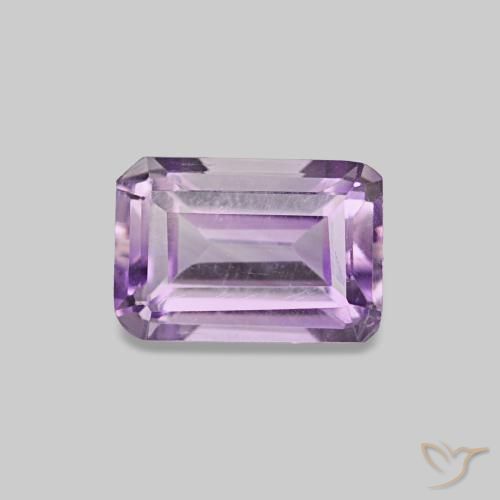 0.58ct バイオレット アメジスト, エメラルドカット, VS