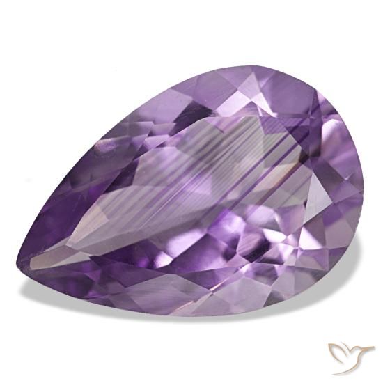 4.58ct バイオレット アメジスト, 洋梨の形, VVS-VS