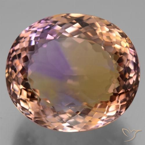 31.82ct 天然 バイカラー アメトリン, 楕円形, VVS