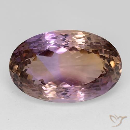 33.42ct 天然 バイカラー アメトリン, 楕円形, VVS