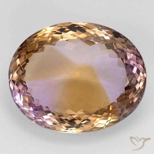 45.17ct 天然 バイカラー アメトリン, 楕円形, IF