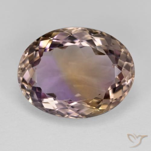 10.39ct 天然 バイカラー アメトリン, 楕円形, VVS