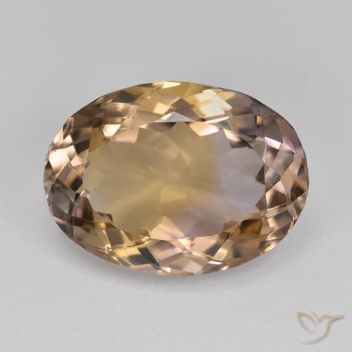 8.44ct 天然 バイカラー アメトリン, 楕円形, VVS