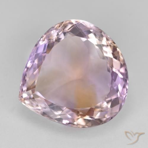 13.86ct 天然 バイカラー アメトリン, 洋梨の形, VS
