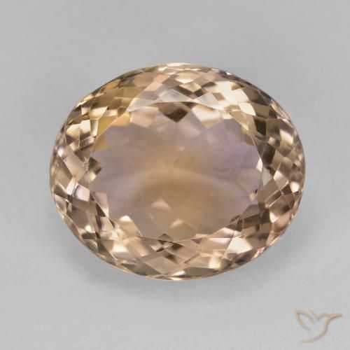 12.04ct 天然 バイカラー アメトリン, 楕円形, VVS