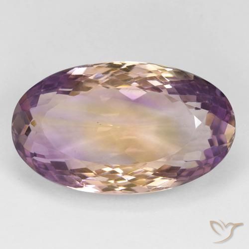 23.40ct 天然 バイカラー アメトリン, 楕円形, VS