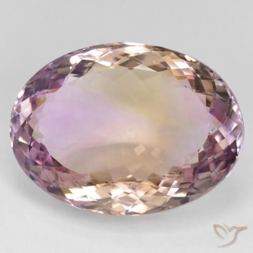 34.37ct 天然 バイカラー アメトリン, 楕円形, VVS