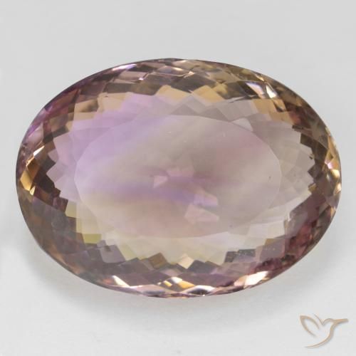 38.41ct 天然 バイカラー アメトリン, 楕円形, VVS